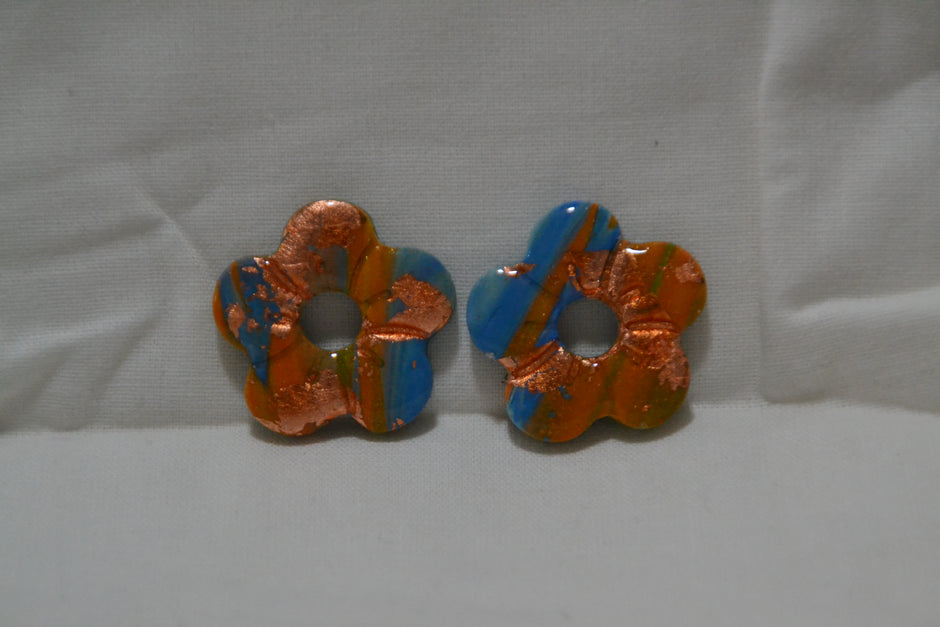 Bleu & cuivre