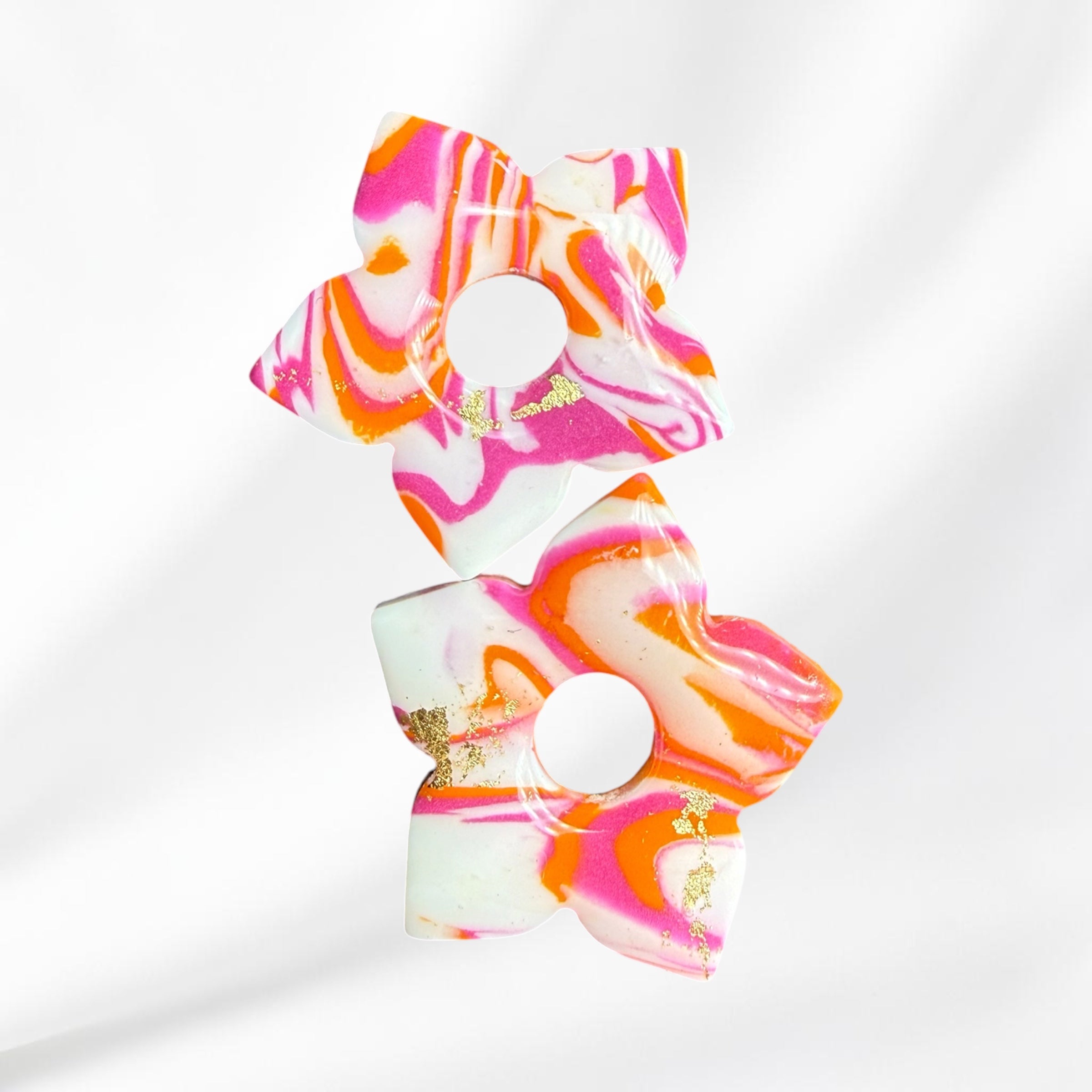 Pampilles : rose, orange
