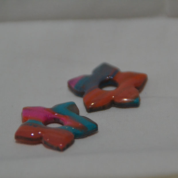 Rose rouge & bleu