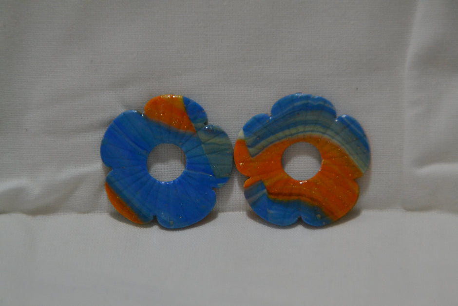 Bleu & orange