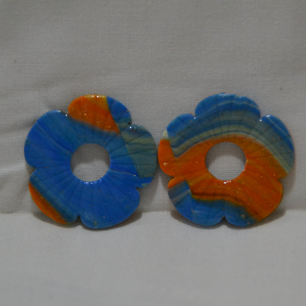 Bleu & orange